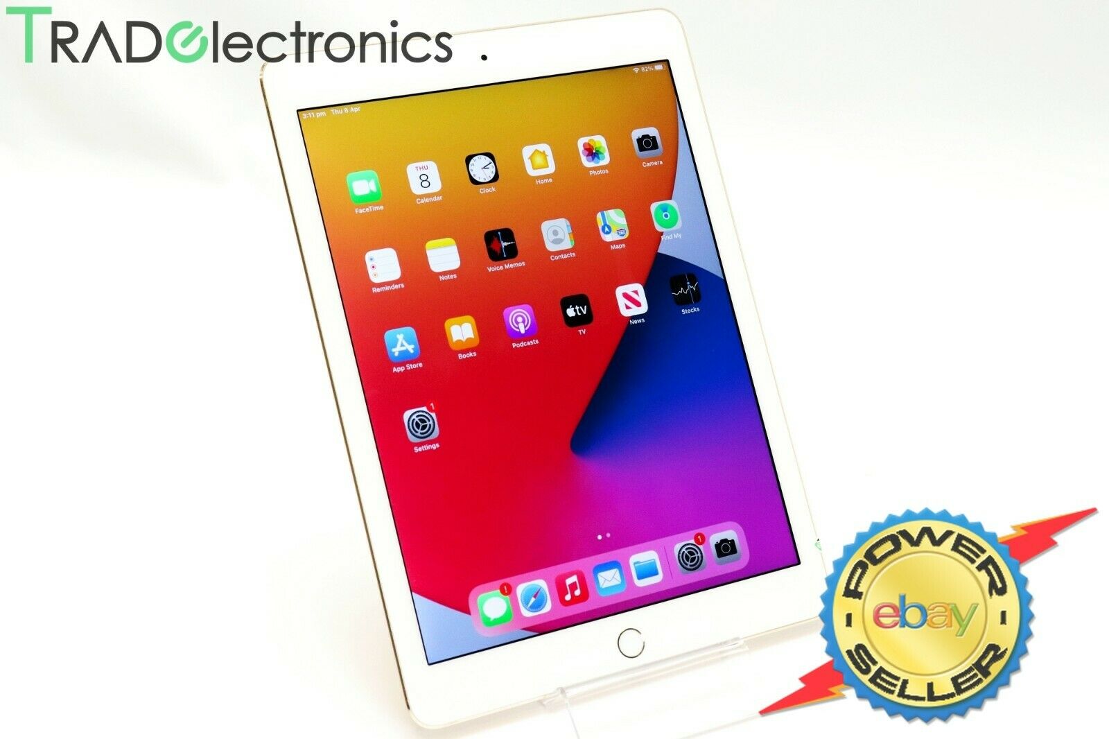 (👍A)Apple iPad Air 2 64GB Gold 9.7'' Retina TouchID A1566 WiFi A8X chip  AUstock