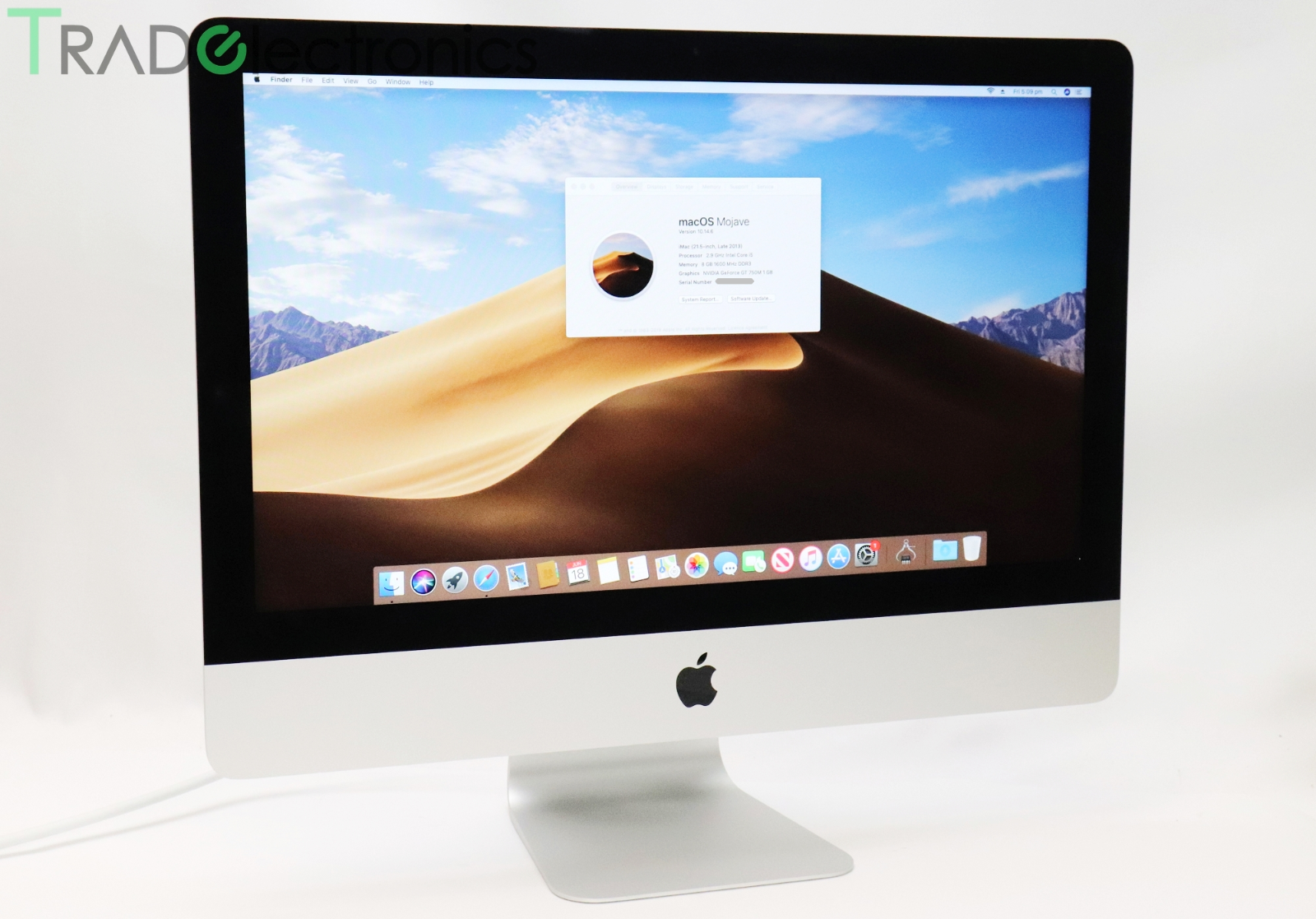 (👍 A) Late 2013 Apple iMac 21.5” i5 2.9Ghz 8GB 1TB HDD GeForce GT 750M  A1418